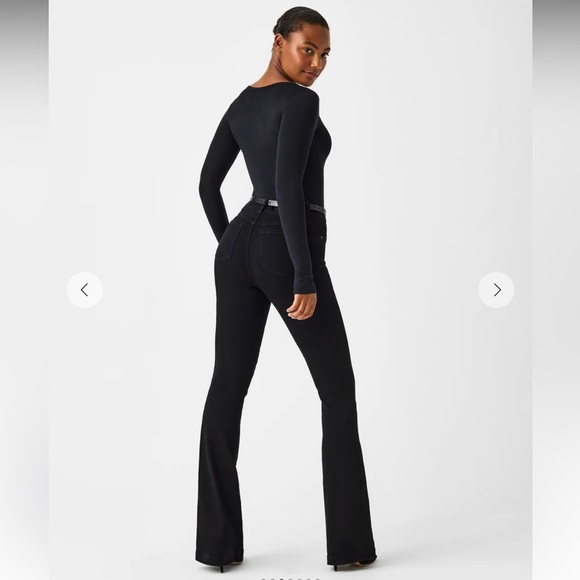 SPANXshape™ EveryWear Black Flare Jeans Size Small - Picture 3 of 15